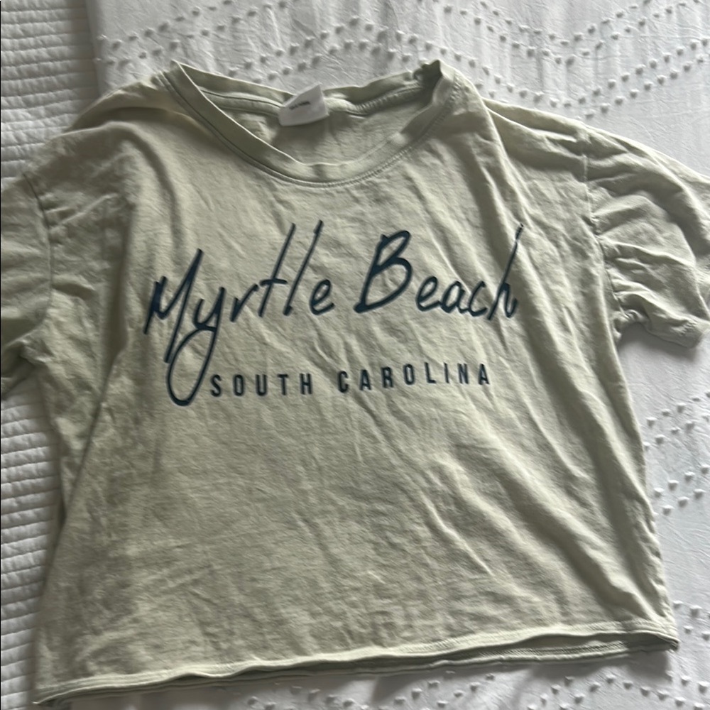 Bloom Myrtle Beach South Carolina Tee - Light Green